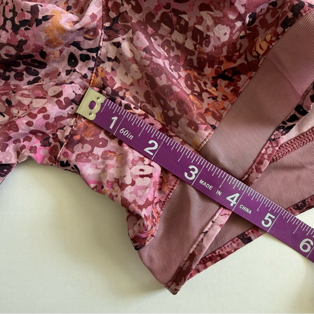 Athleta Printed Mesh Racer Run Short 4" - Picture 2 of 6